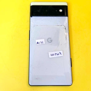 🔥DOESN'T TURN ON+BACK CRACK🔥 GOOGLE PIXEL 6 UNLOCKED ANDROID 5G LTE CELL PHONE - Picture 1 of 5