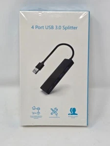 Hub USB 3.0 Hub USB de 4 puertos Divisor USB Expansor USB para computadoras portátiles Unidad flash HDD - Imagen 1 de 2