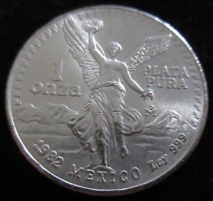 MDS MEXIKO MEXICO LIBERTAD 1982, 1 UNZE SILBER  #O - Picture 1 of 2