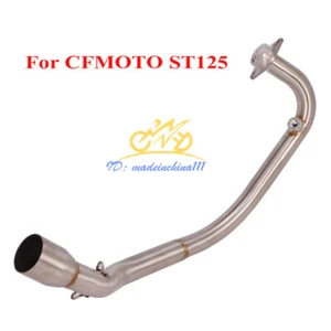 Tubo de conexión de cabezal del sistema de escape de motocicleta deslizante de 51 mm para CFMOTO ST125 - Imagen 1 de 5