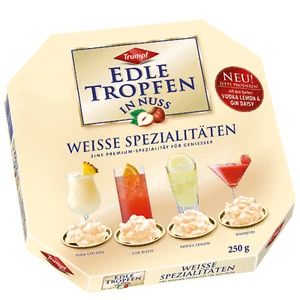 Trumpf Edle Tropfen WHITE chocolate variety w/ Liqueur GIFT BOX FREE SHIP - Picture 1 of 1