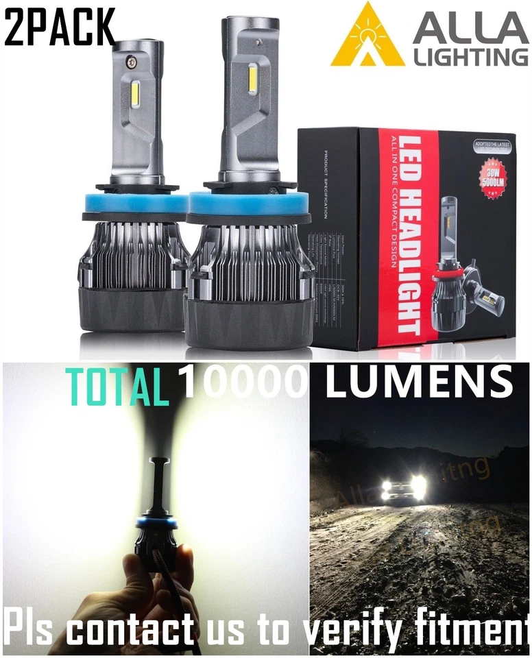 70W LED White Off-Road Headlight Bulb,High Lo Beam,Fog Light,H4,H9,H11,9005,9006 - Image 1 of 1