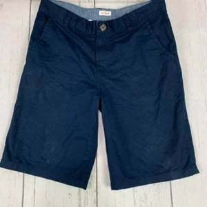 Cat & Jack Youth Shorts 16 Blue Low Rise Chino Flat Front Outdoor - Picture 1 of 10