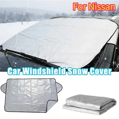 Winter Car Windshield Cover Sun UV Shade Protector For Nissan Snow Dust Guard US Foto 1 de 4