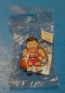 PORTACHIAVI VINTAGE 1988 LIL' SPORTS CHICAGO BULLS BRAT SIGILLATO IN FABBRICA NUOVO!! - Foto 1 di 4