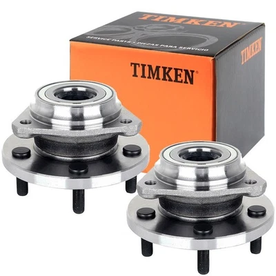 Timken Pair Front Wheel Hub Bearing For 1999 - 2004 Jeep Grand Cherokee 2WD 4WD - Image 1 of 4