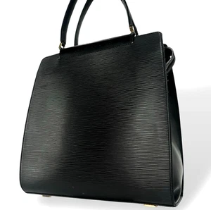Louis Vuitton Figari MM Epi Bolso de Mano Bolso de Mano Negro M52012 - Imagen 1 de 16