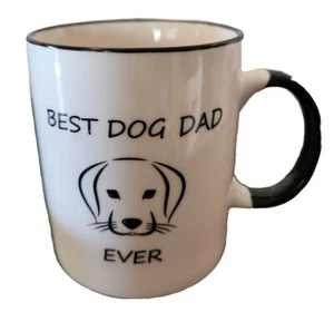 Mecai Dog Dad Mug-Best dog dad ever-11 OZ Coffee Cup,Dog Lover Gifts For Men Him - Picture 1 of 2