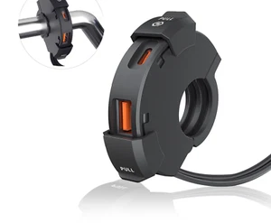 Chargeur Rapide USB Étanche Moto - Prise 12V avec Port Type C pour Téléphone Por - Photo 1 sur 8