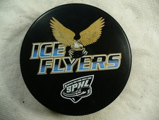 SPHL Pensacola Ice Flyers AA Coin Ad Reverse Hockey Puck Check My Other Pucks