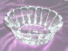 ORREFORS Crystal STENHAMMAR BOWL by GUNNAR CYREN 9 1/2" X 7" Large Heavy