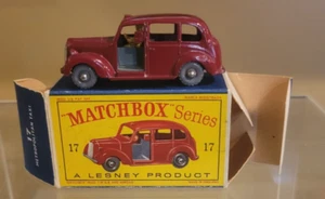 VINTAGE MATCHBOX LESNEY No.17c AUSTIN METROPOLITAN TAXI MINT ORIGINAL BOX 1960 - Picture 1 of 4
