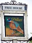 Photo 6x4 Sign for the Pheasant Inn Shefford Woodlands Although this colo c2010