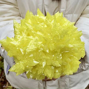 4.07LB Beautiful Minerals/NATIVE SULPHUR Sicily Crystal minerals - Imagen 1 de 15