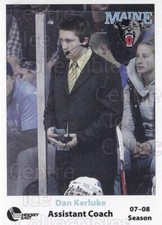 2007-08 Maine Black Bears #30 Dan Kerluke