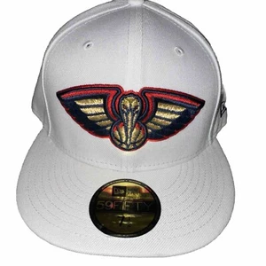 NBA New Orleans Pelicans New Era 59Fifty Fitted Cap 7 1/2 - Picture 1 of 7