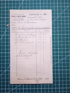 AZ728 Commande 1925 Polak's Frutal Works - Chocolat Rozan - Picture 1 of 2
