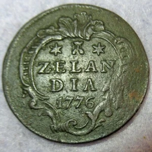 1776 Magic Keydate! Date of Independence! Colonial New York Penny Zeeland COA - Picture 1 of 4