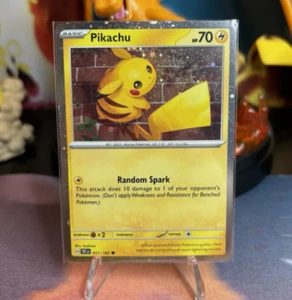 Pokémon TCG Pikachu 051/162 Cosmos Holo Common Temporal Forces NM/M - Picture 1 of 1