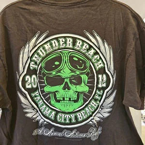 2012 CAMISETA PANAMÁ CITY BEACH THUNDER BEACH OTOÑO MOTO RALLY XL - Imagen 1 de 1
