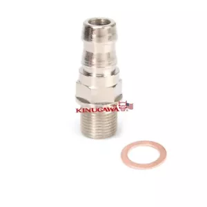 Steel Adapter Fitting Kit 3/4" Barb 18mm for Bosch 044 Fuel Pump inlet adapter - Foto 1 di 1