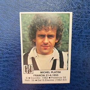 EDIS CALCIATORI 1984/85 JUVENTUS PLATINI N 124 NUOVA - Picture 1 of 2