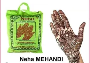 Temporary Tattoos for hand Neha Herbals Ranchi Mehndi Powder For Healthy Hairs - Picture 1 of 8