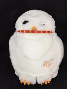 2001 Harry Potter White Snow Owl Hedwig 15" Stuffed Plush w/ Embroidered HP Logo - Picture 1 of 7