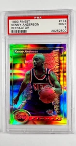 1993-94 Topps Finest Refractor #174 Kenny Anderson PSA 9 *Only 5 Graded Higher* - Picture 1 of 3