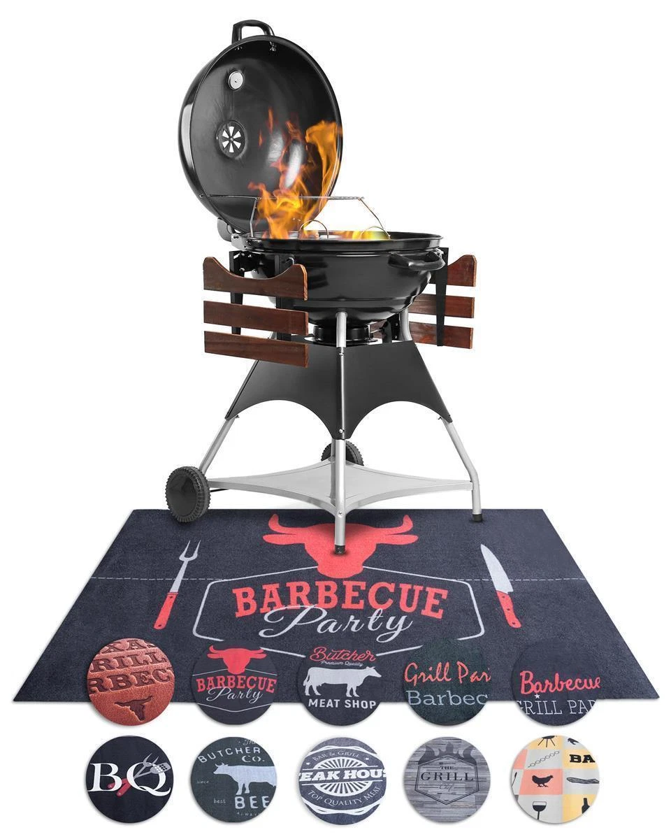 Ifory Grillmatte – 122x76 Cm, Doppelseitig Feuerfest, Perfekt Für Outdoor-Grill & Camping