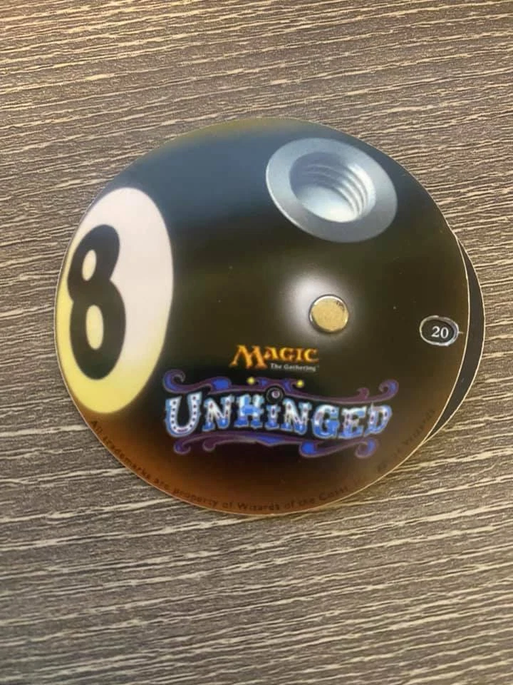 MTG 2004 Unhinged 8 Ball Vintage Life Counter - Image 1 of 1