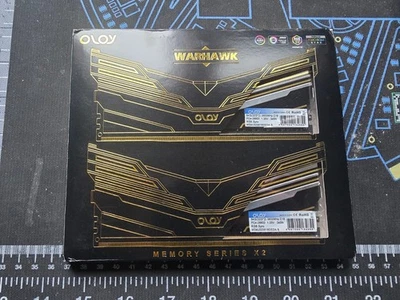 OLOY Warhawk RGB Sync DDR4 64GB (32GBx2) RAM UDIMM CL18 3600MHz - Image 1 of 4