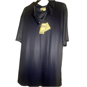 PGA TOUR NAVY BLUE XXL  Pro Series GOLF STRETCH ELASTICA POLO SHIRT MENS NEW - Picture 1 of 4