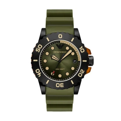 Unused ARMANI Emporio Armani AR11540 Green Stainless Men Watch in Box - Image 1 of 4