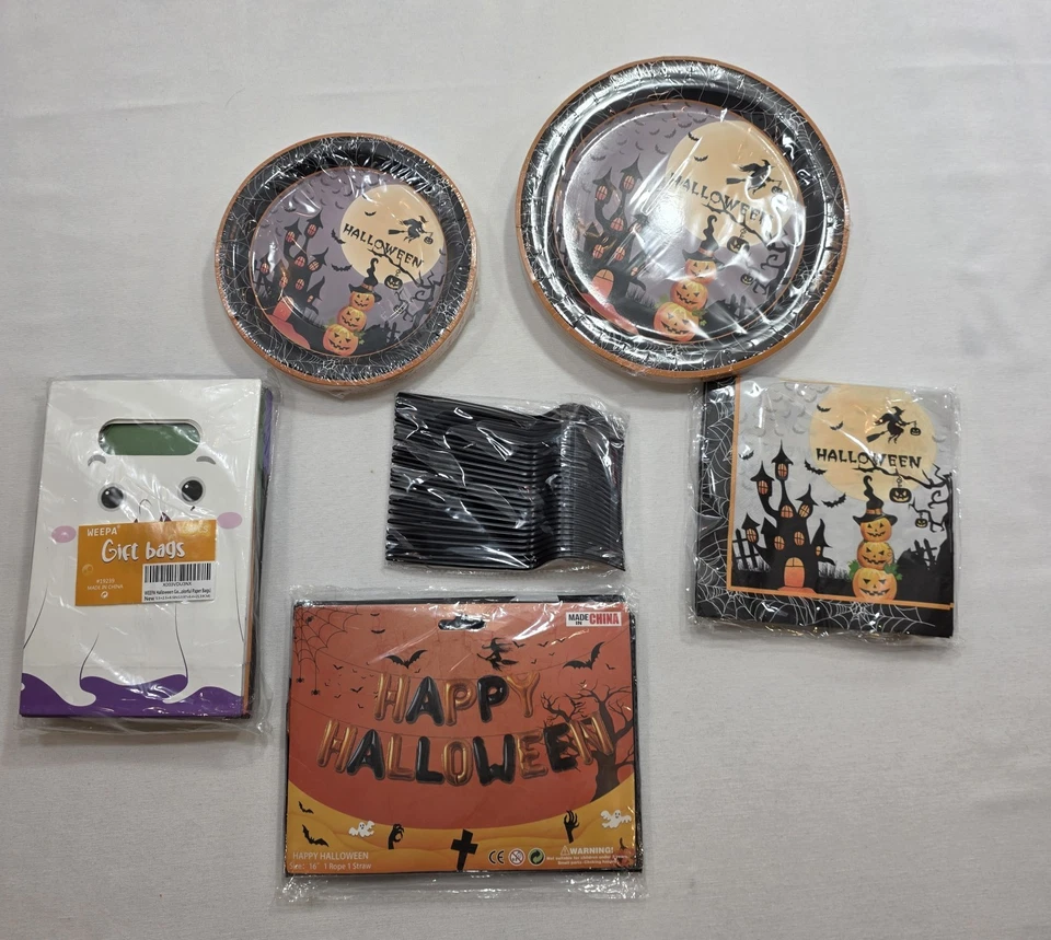 Halloween Party Supplies. Set Of 24 - Image 1 of 1