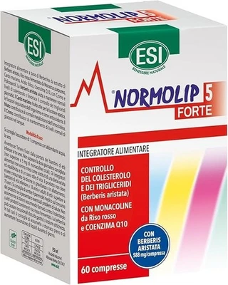 ESI Normolip 5 Forte Integratore per Controllo del Colesterolo e Trigliceridi - Immagine 1 di 3