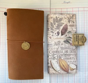Traveler’s Notebook Refill Coffee & Chocolate -Handmade- 64 Pages - Picture 1 of 5
