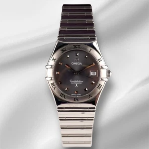 Omega 27.5mm Constellation Grey Dial Stainless Steel Automatic Watch Ref 1591.51 - Picture 1 of 10