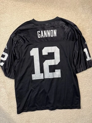 Camiseta deportiva Rich Gannon vintage de los Oakland Raiders | XL para niños que se adapta a una pequeña para hombre Foto 1 de 4