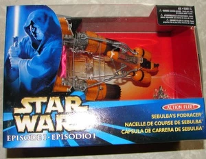 Star Wars Action Fleet TPM Sebulbas podracer Sin usar, en caja nave Galoob trilogo caja amenaza - Imagen 1 de 1