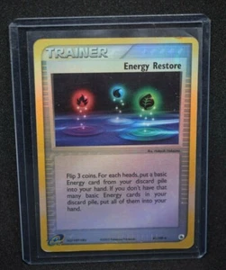ENERGY RESTORE 81/109 Pokemon TCG Ruby and Sapphire UNCOMMON REV Holo - Picture 1 of 2