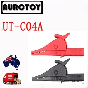 Multimeter Test lead probes Alligators clips UNI-T UT-C05 UT-C04A 4mm female plu - Picture 1 of 4