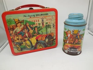AX5 Vintage Beverly Hillbillies Metall Brotdose mit Thermoskanne Aladdin 1963 - Bild 1 von 18