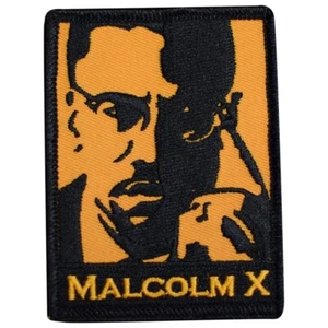 Malcolm X Patch - Menschenrechte, bürgerliche Freiheiten, Aktivismus 3" (Aufbügeln) - Bild 1 von 1