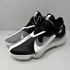 Nike Mike Trout 7 Mens 14 Baseball Cleats Air Force Zoom Black White Shoes - Picture 1 of 8