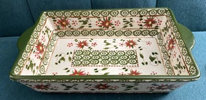 Cazuela TEMPTATIONS by Tara presentable para horno 2,5 qt POINSETTIA - Imagen 1 de 7