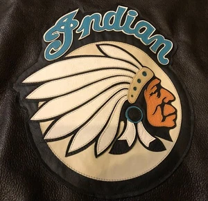 VTG Indian Motorcycle Leather Jacket XELEMENT Remo-Lining Men's Large Side-Laces - Bild 1 von 24