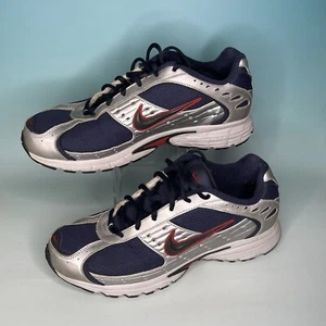 VTG Nike Dart 3 Mens Size 10 Retro Dad Shoes Y2K 2005 RARE! Navy Silver - Picture 1 of 7
