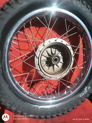 1976 Yamaha Dt400 Rear Rim - Image 1 of 3