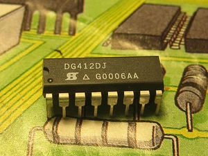 1pcs DG412DJ Analog Switch ICS Quad Spst Switch Siliconix - Imagen 1 de 1